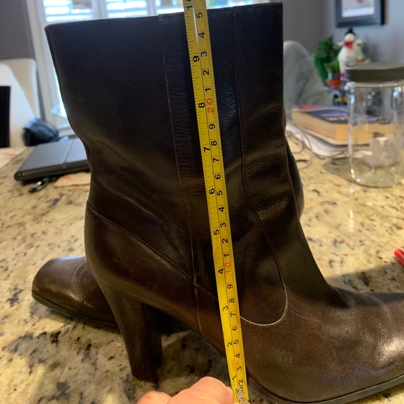 Nine West Brown Leather Boots Size 9M - Picture 7 of 7